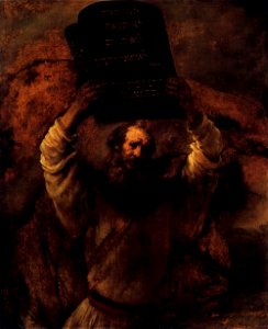 Rembrandt - Moses Smashing the Tablets of the Law - WGA19132
