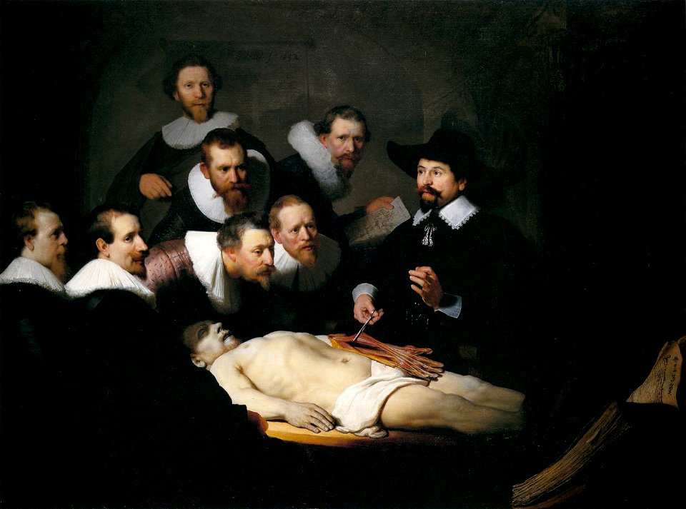 Rembrandt - The Anatomy Lecture of Dr. Nicolaes Tulp - WGA19139