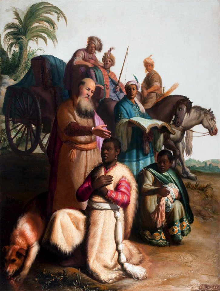 Rembrandt, The Baptism of the Eunuch, 1626, Museum Catharijneconvent, Utrecht