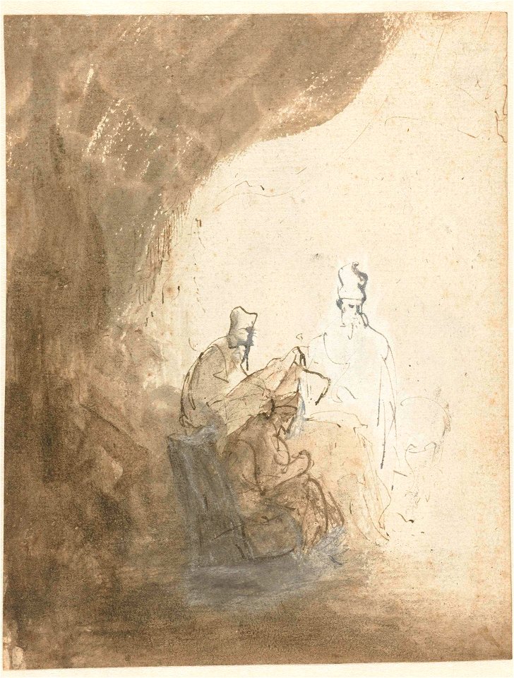 Rembrandt Three Scribes