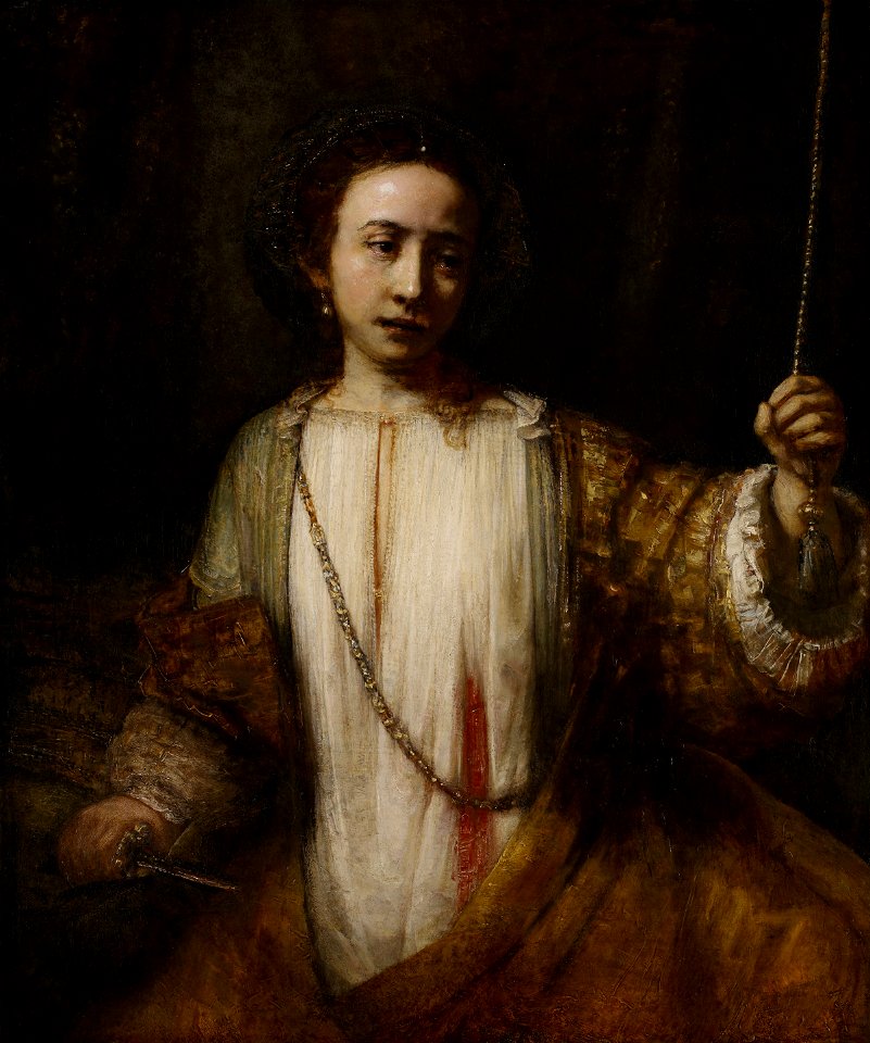 Rembrandt van Rijn - Lucretia - Google Art Project (nAHoI2KdSaLshA)