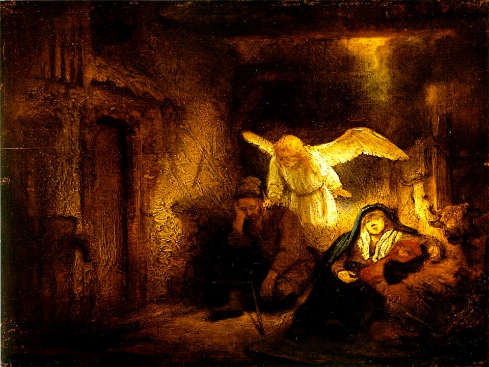 Rembrandt Dream of Joseph. Free illustration for personal and commercial use.