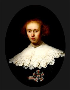 Rembrandt van Rijn - Portrait of a Young Woman - 2004.3 - Museum of Fine Arts. Free illustration for personal and commercial use.