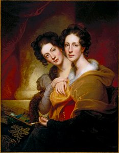 Rembrandt Peale - The Sisters (Eleanor and Rosalba Peale) - Google Art ProjectFXD