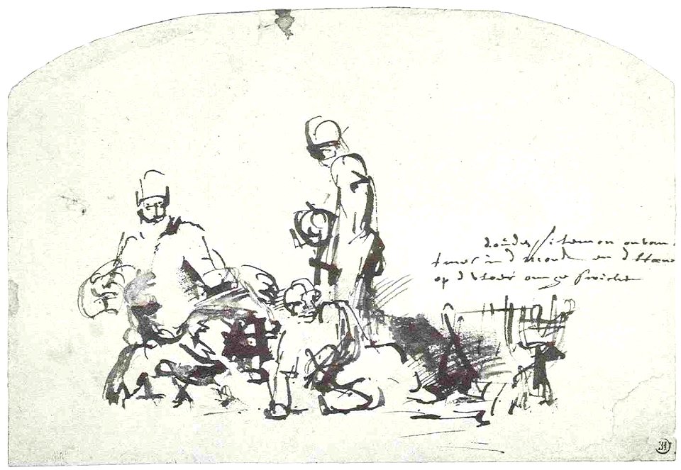 Rembrandt Jupiter with Philemon and Baucis