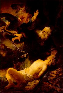 Rembrandt Abraham en Isaac, 1634
