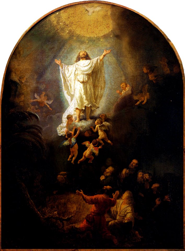 Rembrandt The Ascension 1636 Oil on canvas Alte Pinakothek Munich Germany