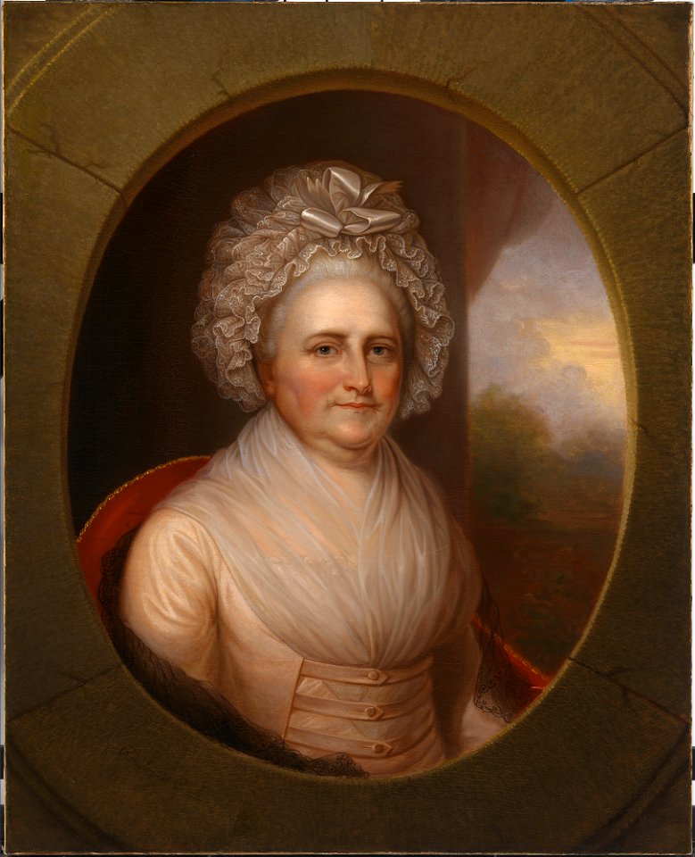 Rembrandt Peale - Martha Washington - NPG.75.3 - National Portrait Gallery