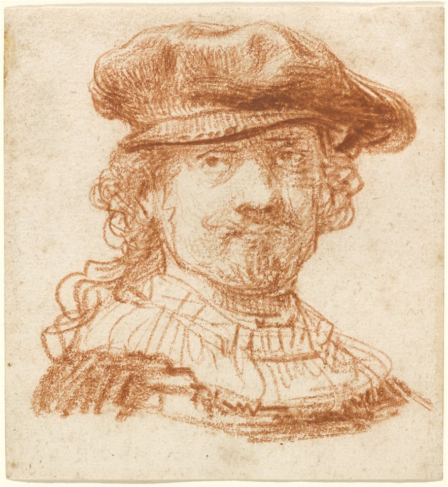 Rembrandt van Rijn - Zelfportret, ca.1637 (National Gallery of Art ...