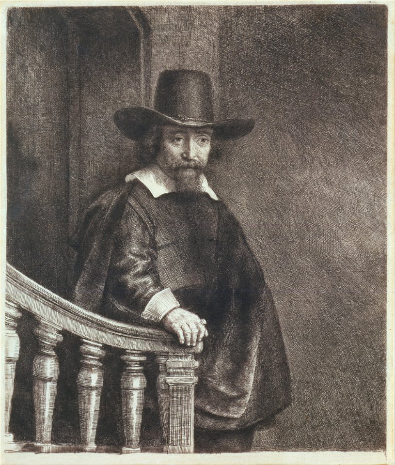 Rembrandt van Rijn - Portrait of Ephraim Bueno, Physician - Google Art Project
