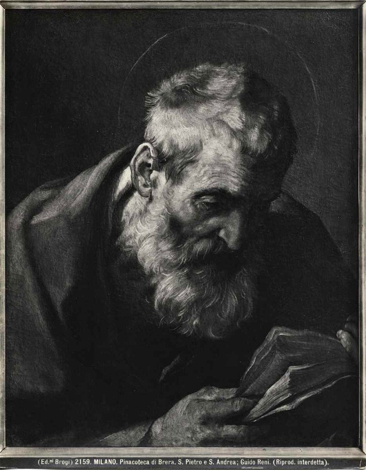 Reni - Apostolo che legge, inventario napoleonico n. 925