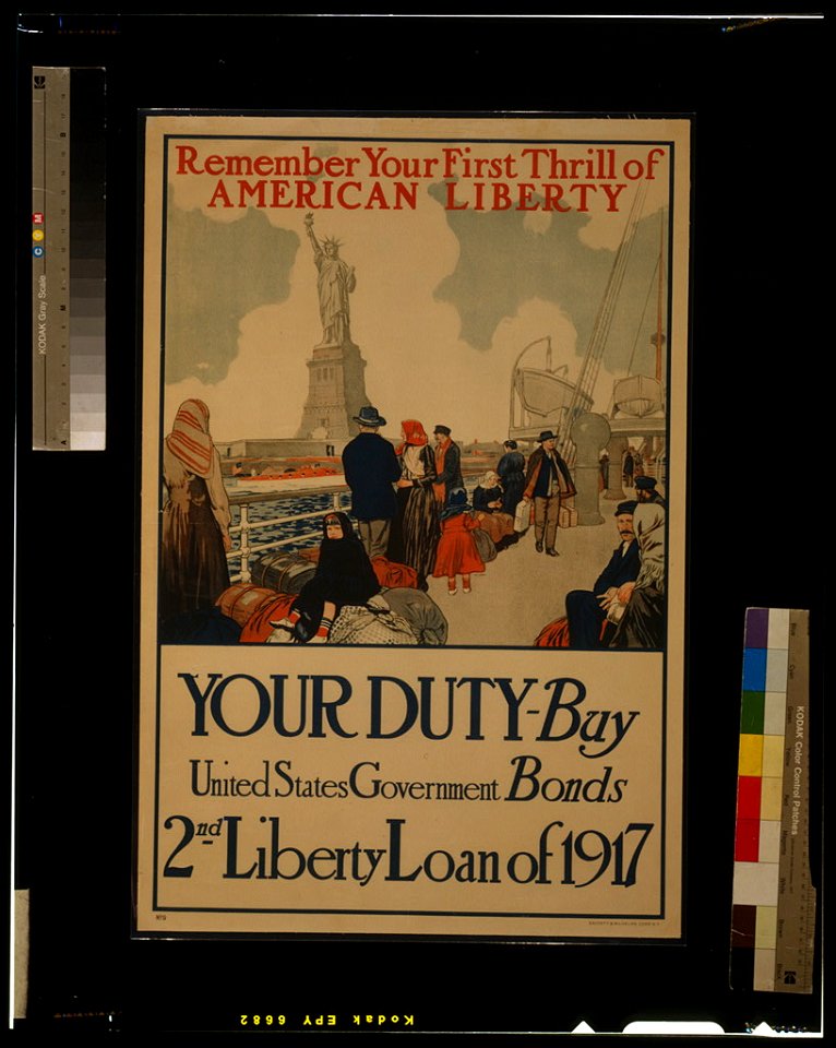 Remember your first thrill of American liberty Your duty - Buy United States government bonds-2nd Liberty Loan of 1917 - - Sackett & Wilhelms Corp. N.Y. LCCN2002722702