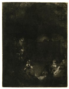 Rembrandt van Rijn - The Entombment - Google Art Project. Free illustration for personal and commercial use.