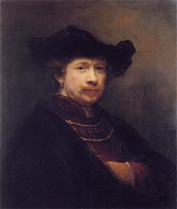 Rembrandt, Self-Portrait in a Flat Cap, 1642, Royal Collection of the United Kingdom