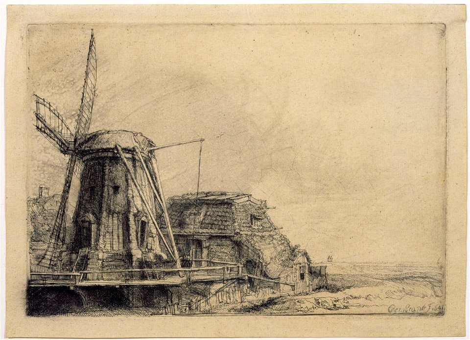 Rembrandt van Rijn - The Windmill