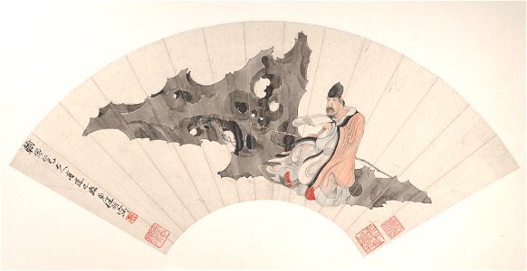Ren Yi (Ren Bonian) - Scholar on a Rock - 1986.267.49 - Metropolitan Museum of Art