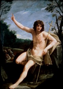 Reni, Guido - St John the Baptist in the Wilderness - Google Art Project. Free illustration for personal and commercial use.