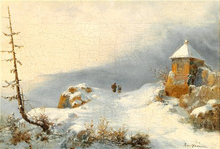 Remigius Adrianus Haanen - Winter Landscape