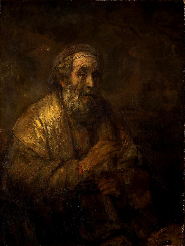 Rembrandt Homer Dictating his Verses