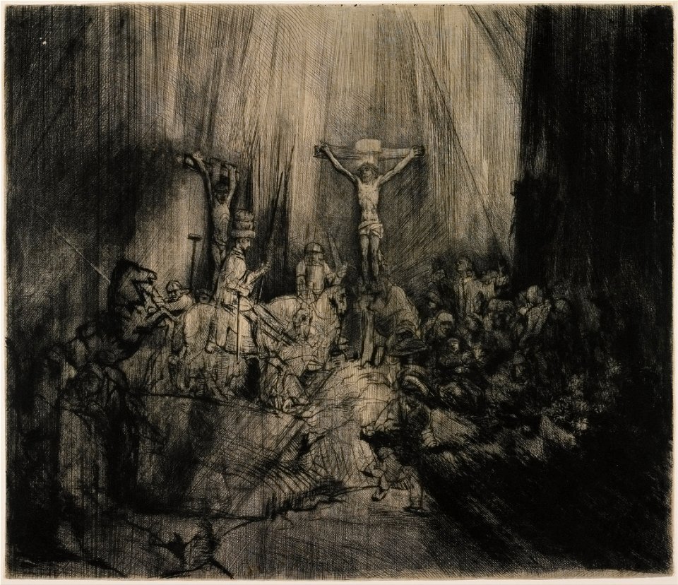 Rembrandt van Rijn - The Three Crosses - Google Art Project (ZQHF2yvTS wang)