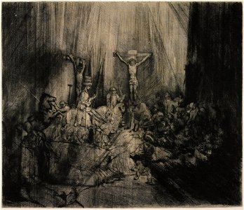 Rembrandt van Rijn - The Three Crosses - Google Art Project (ZQHF2yvTS wang)