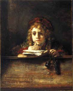 Rembrandt van Rijn - Titus at his desk