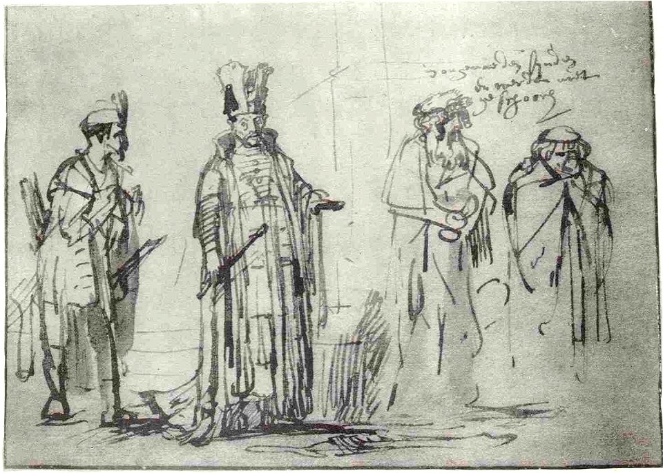 Rembrandt Study of Russian Costume