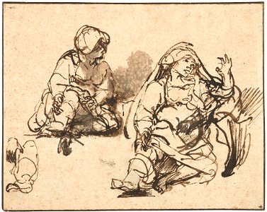 Rembrandt Two Sick Women