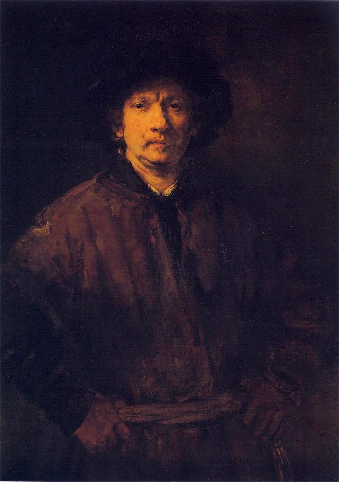 Rembrandt, Large Self Portrait, 1652, Kunsthistorisches Museum Wien
