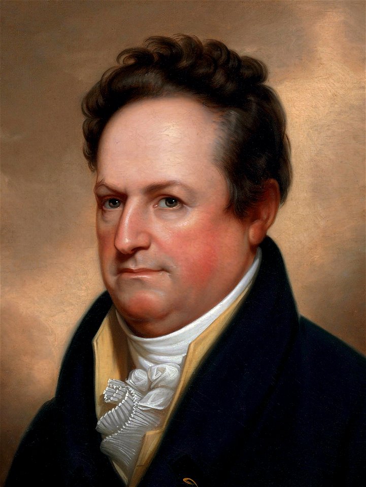 Rembrandt Peale's portrait of DeWitt Clinton 1812 cropped