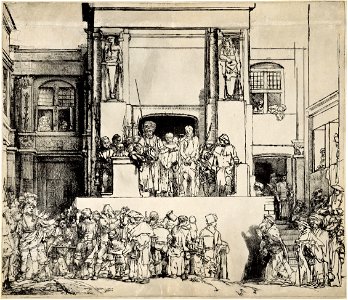 Rembrandt van Rijn - Christ Presented to the People