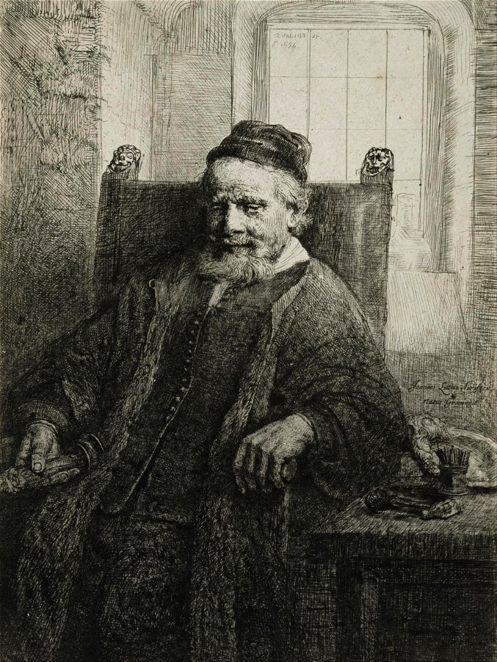 Rembrandt van Rijn - Jan Lutma, the Elder, Goldsmith and Sculptor - Google Art Project