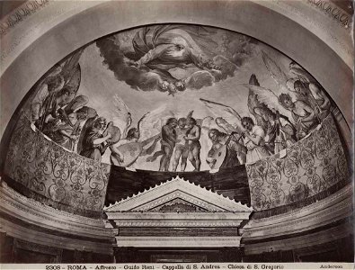 Reni - Dio Padre in gloria e angeli musicanti, Chiesa di S. Gregorio Magno