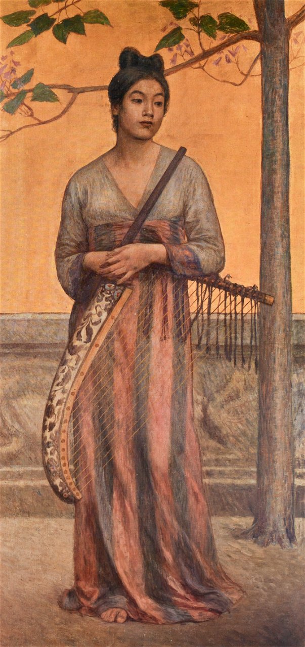 Reminiscence of the Tempyō Era, Fujishima Takeji