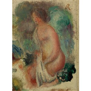 Renoir - BAIGNEUSE, 13.7 by 10.5 cm
