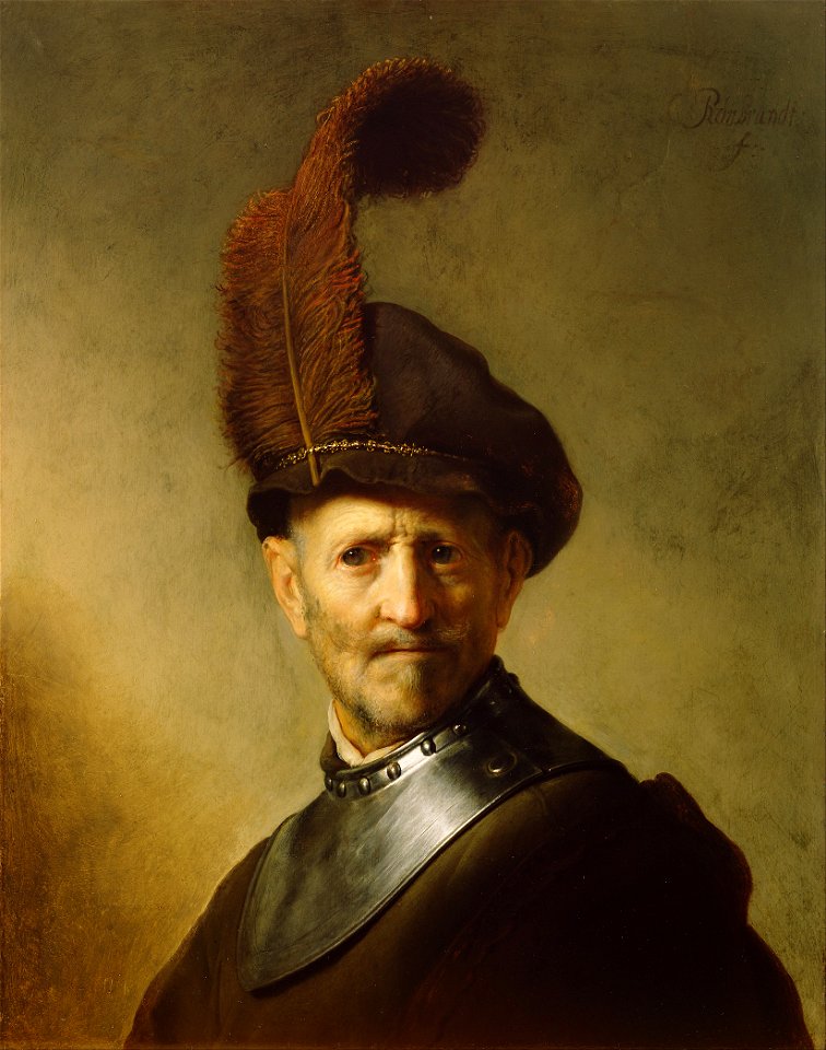 Rembrandt Harmensz. van Rijn (Dutch - An Old Man in Military Costume - Google Art Project