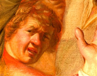 Rembrandt's Stoning of Saint Stephen (detail)