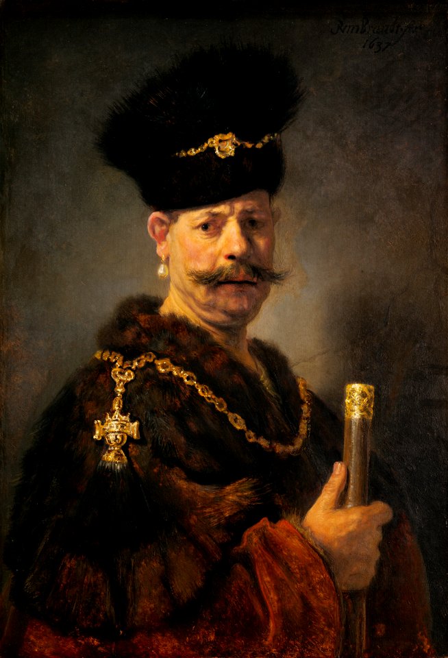 Rembrandt van Rijn - A Polish nobleman