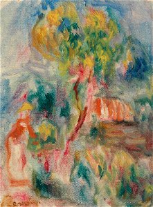 Renoir - Esquisse de paysage, 22.2 x 16.2 cm