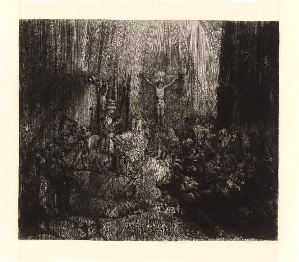 Rembrandt van Rijn - The Three Crosses - Google Art Project