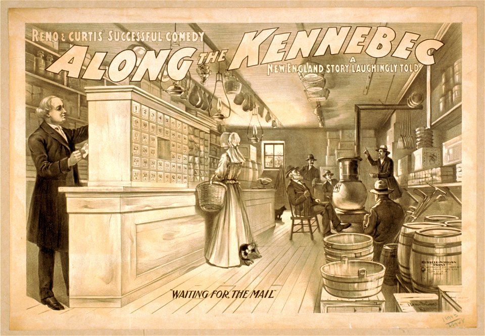 Reno & Curtis successful comedy, Along the Kennebec a New England story, laughingly told. LCCN2014636396