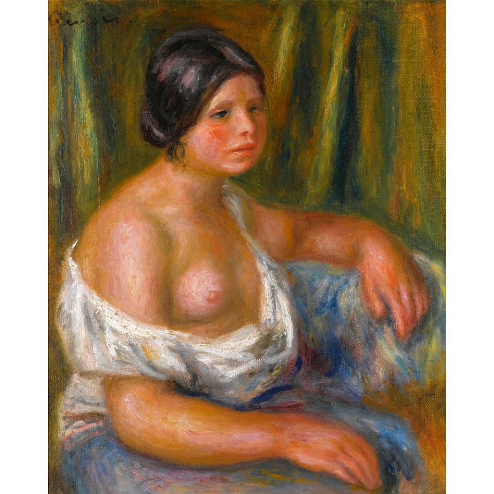Renoir - FEMME EN BLEU