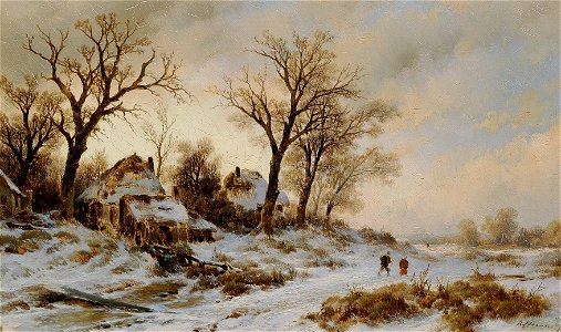 Remigius Adrianus van Haanen - Winterlandschaft - 488b - Österreichische Galerie Belvedere