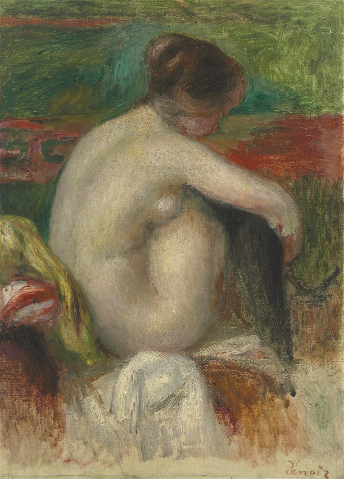 Renoir - Etude de nu, 32.7 x 24.1 cm