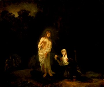 Rembrandt Noli me tangere