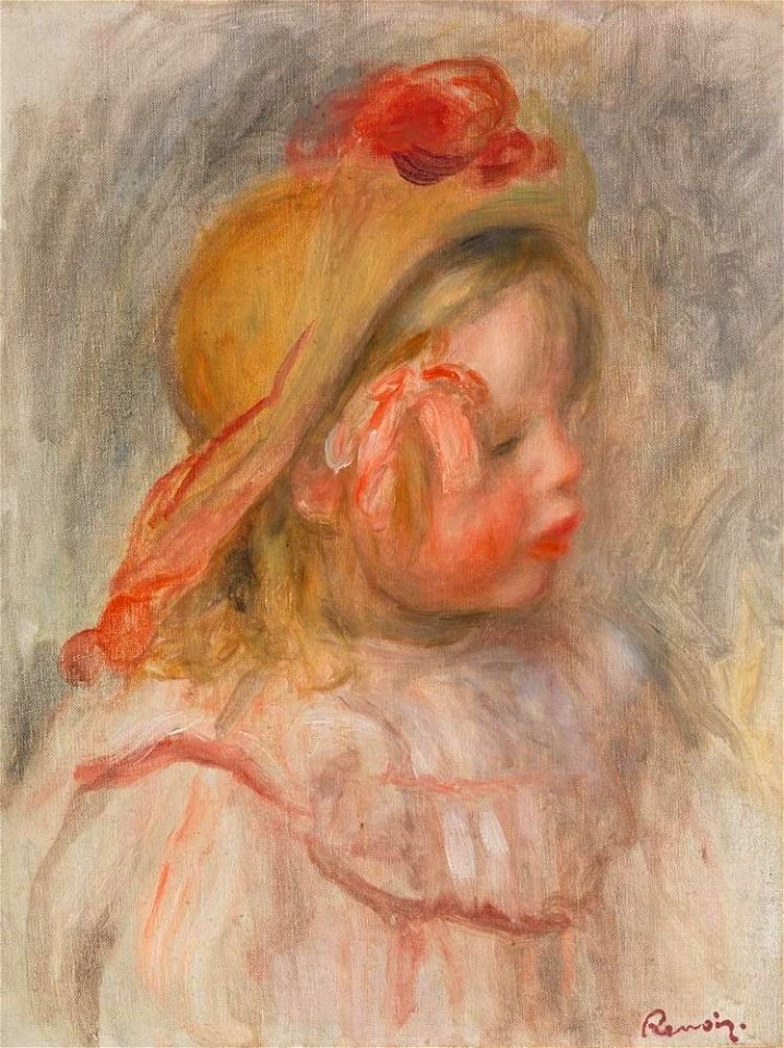 Renoir - Coco en chapeau de paille, 1904