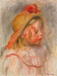Renoir - Coco en chapeau de paille, 1904