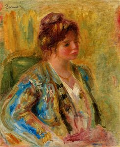 Renoir - Buste de femme en costume oriental, circa 1895