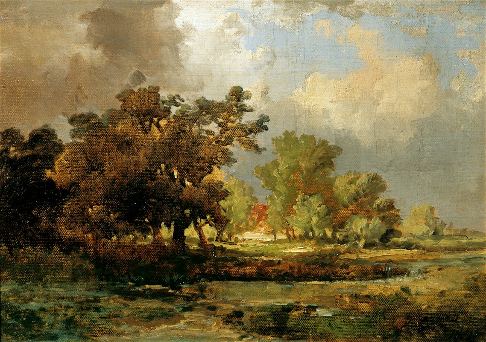 Remigius Adrianus van Haanen - Motiv aus Oosterhout in Holland - 6052 - Österreichische Galerie Belvedere