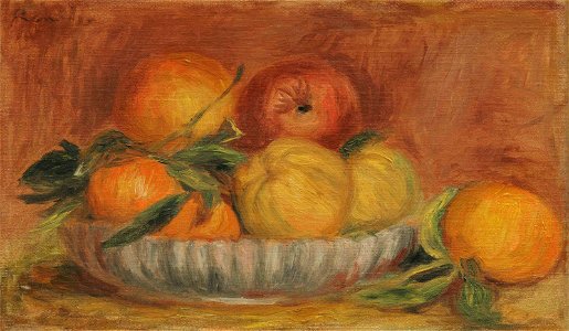 Renoir - Coupe de fruits, circa 1897